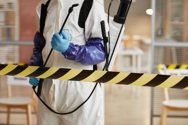 Professional Biohazard Cleanup technician working in Wentworth, SD